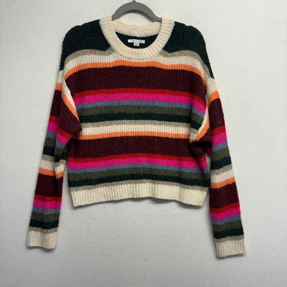 American Eagle Outfitters Colorful Striped Knit Sweater M - Picture 1 of 9